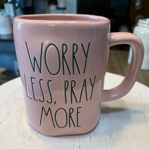 Rae Dunn Worry Less, Pray more